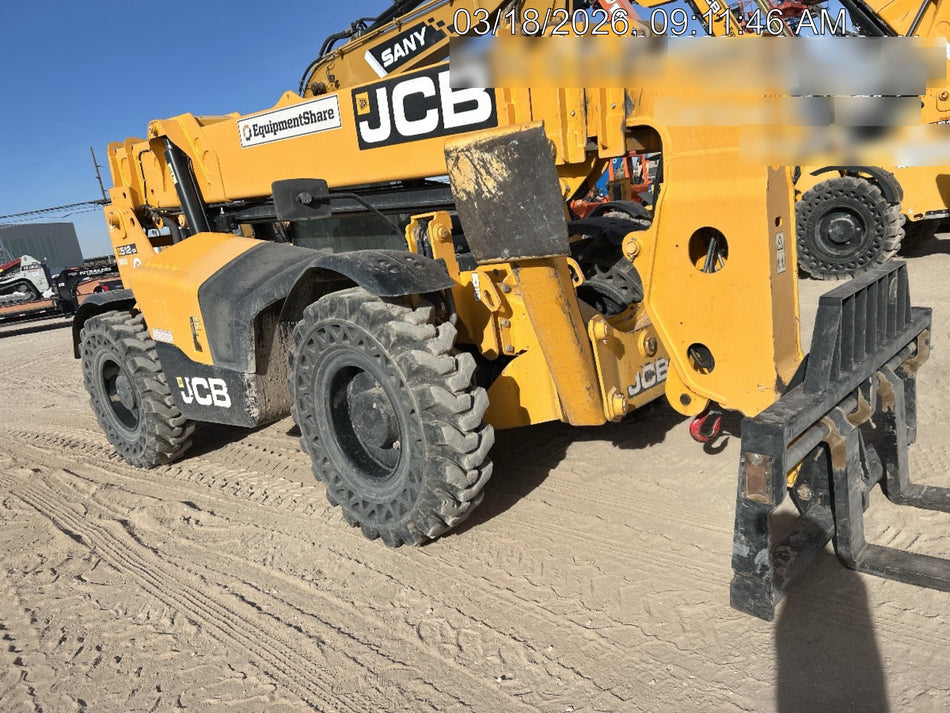 2020 JCB 512-56 Canopy, 74Hp, Solid Tires, Work Lights, Beacon, Aux Hydraulics, Back up Alarm, Lifting Eye, ES Decals