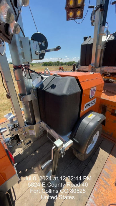 2024 Wanco WLTT-4MM4K Diesel, Deep Sea Controller, Shore Power Plug, Auto Start, (4) 350W LED Floodlights, 4kW Generator, 60 Gal Fuel Tank, 2" Ball, T3