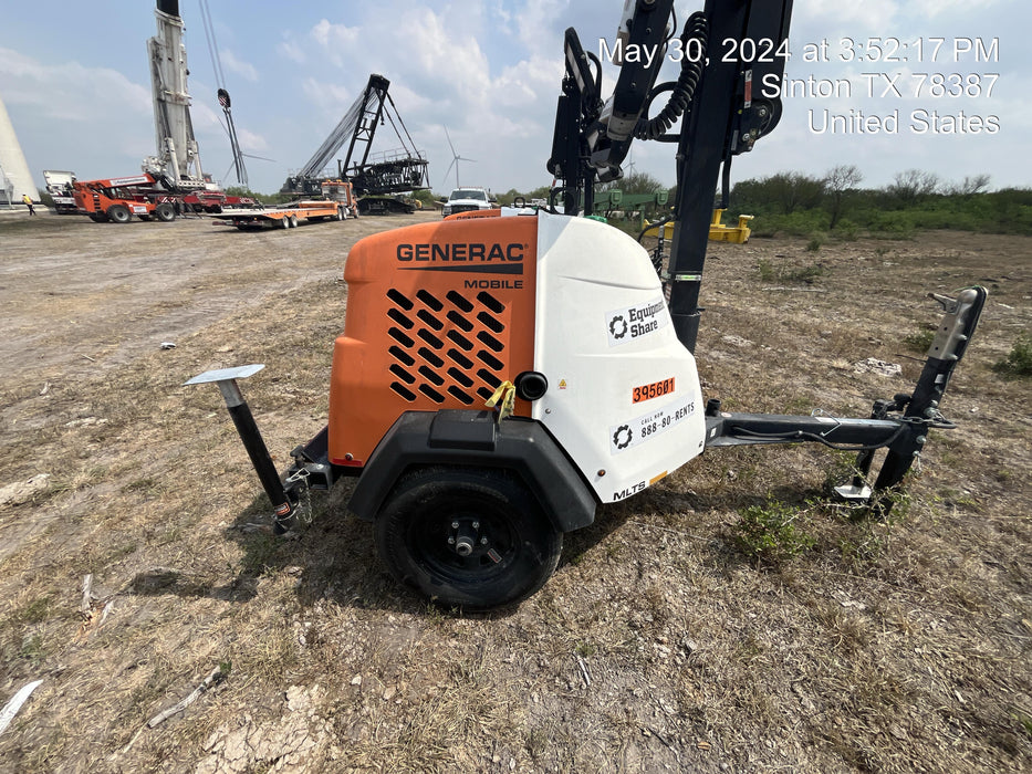 2024 Generac MLT2 Diesel, Flex Switch 120V Input, Powerzone Controller, 
(4) 320W LED Lights, 4kW Generator, 39.9 Gal Fuel Tank, 2" Ball, T3