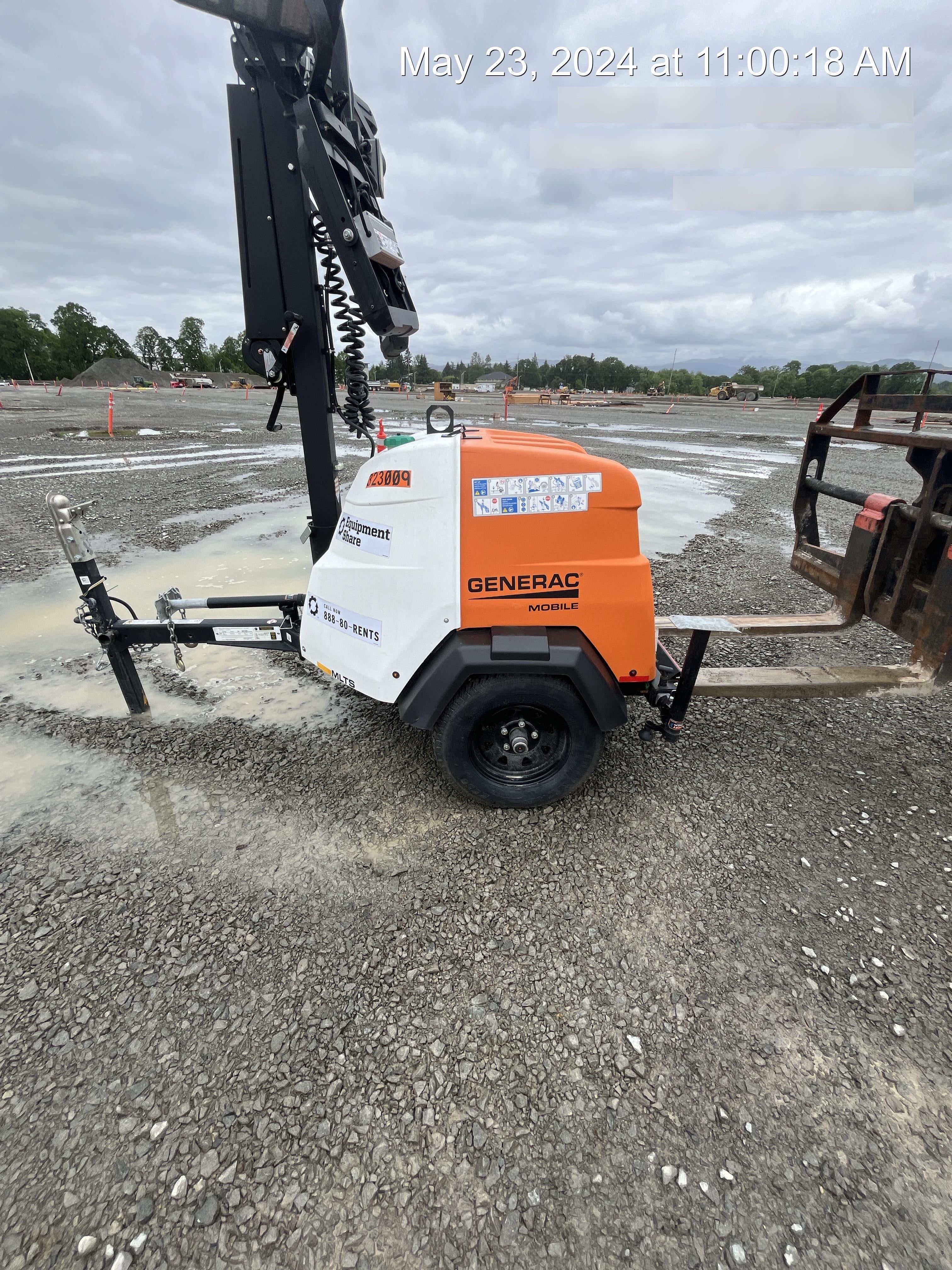 2023 Generac MLT2 Diesel, Flex Switch 120V Input, Powerzone Controller, (4) 320W LED Lights, 4kW Generator, 39.9 Gal Fuel Tank, 2" Ball, T3