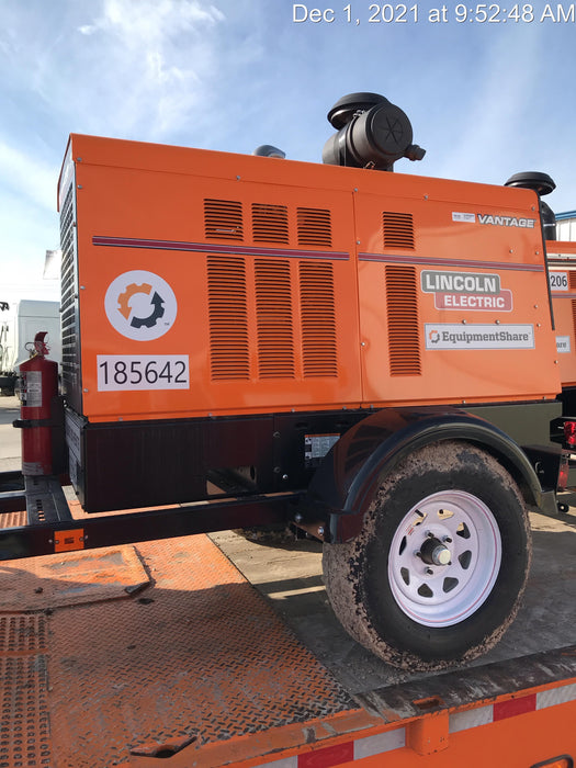 2021 Lincoln Electric Vantage 549X Ready Pak 3, ORANGE (includes trailer, cable rack, fender light kit)