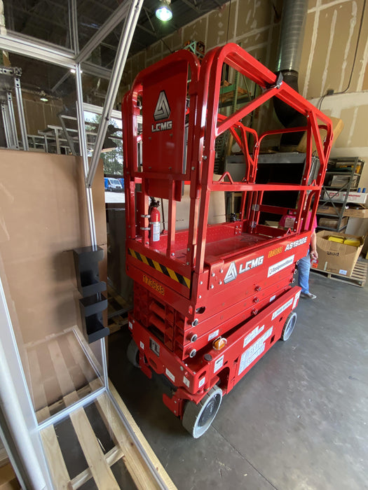 2021 Lgmg AS1932E Electric Drive, Solid Non Marking Tires, Dual Beacons