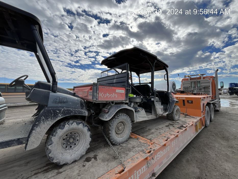 2022 Kubota RTV-X1140W-H Plastic Canopy, Windshield Acrylic Clear, LED Strobe Light, Wire Harness Kit, Back up Alarm