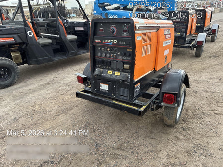 2022 Lincoln Electric LE400 Kubota V1505, Trlr, Cable Rack, Light Kit, ES Decals, T3