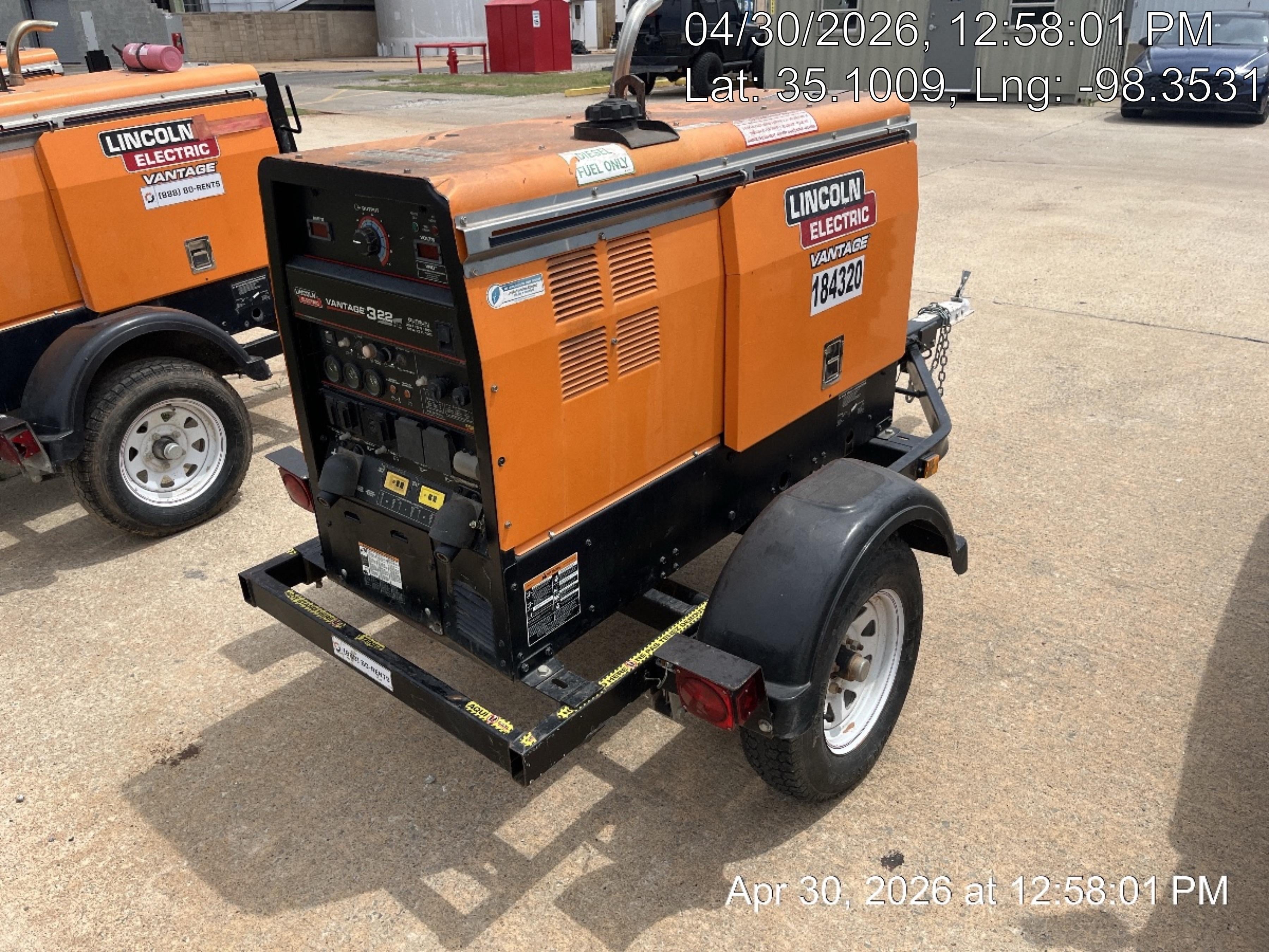 2021 Lincoln Electric Vantage 322 VANTAGE 322 READY-PAK 3
