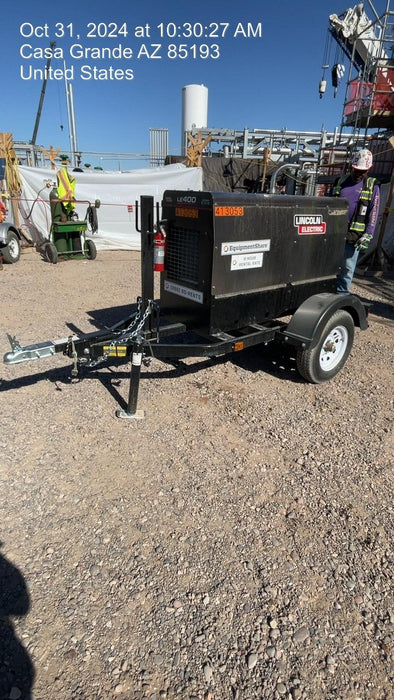 2024 Lincoln Electric LE400 Kubota V1505, Trlr, Cable Rack, Light Kit, ES Decals, T3