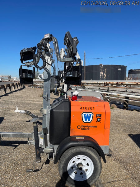 2024 Wanco WLTT-4MM4K Diesel, Deep Sea Controller, Shore Power Plug, Auto Start, (4) 350W LED Floodlights, 4kW Generator, 60 Gal Fuel Tank, 2" Ball, T3