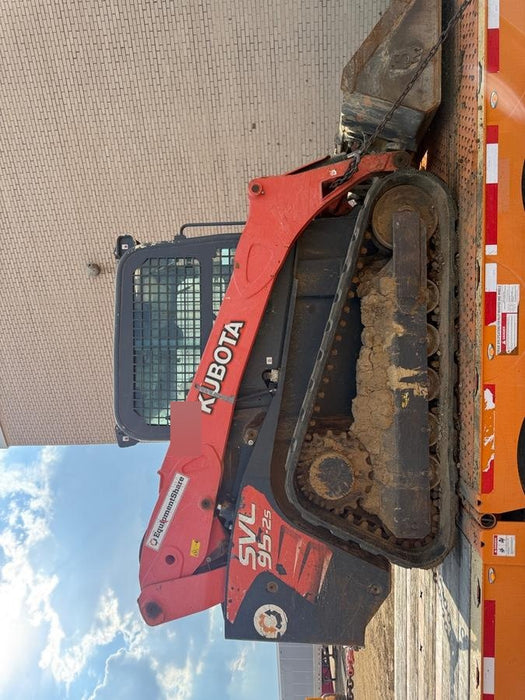 2019 Kubota SVL95-2S Cab/Heat/Air, Standard Tracks, Standard Flow w/Manual QC, 80" HD Tooth Bucket
