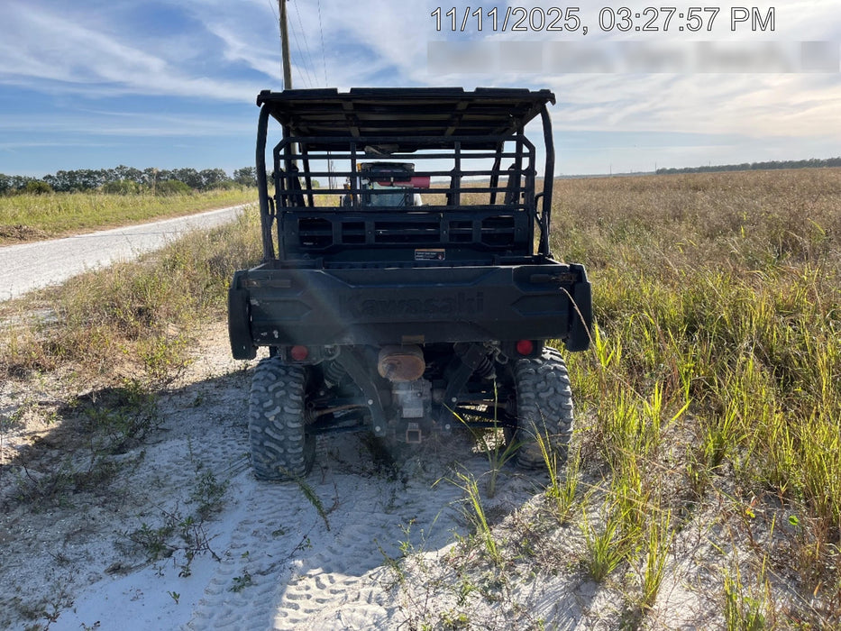 2019 Kawasaki Mule PRO-DXT Standard Options, Backup Alarm, Beacon, Plastic Hard Top, Poly Windshield, Horn Kit