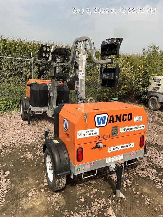 2024 Wanco WLTT-4MM4K Diesel, Deep Sea Controller, Shore Power Plug, Auto Start, (4) 350W LED Floodlights, 4kW Generator, 60 Gal Fuel Tank, 2" Ball, T3