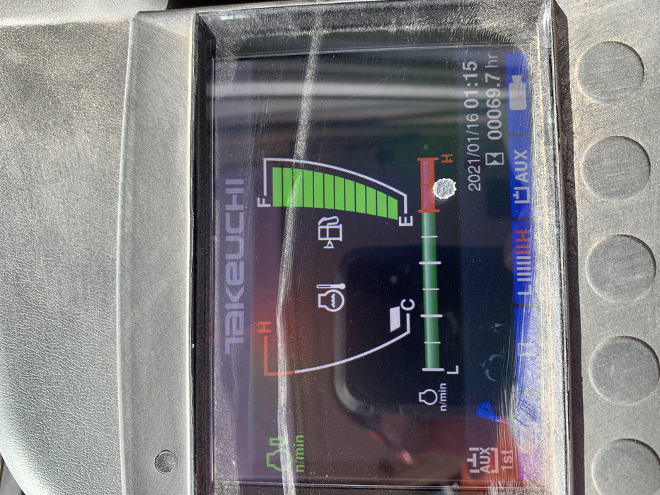 2020 Takeuchi TB290C Cab/Heat/Air, Rubber Tracks, Manual TAG QC