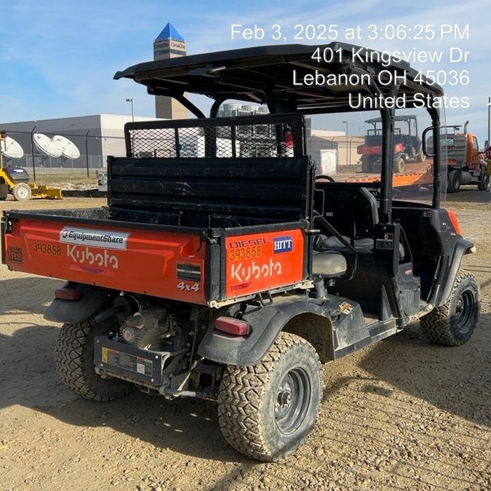 2024 Kubota RTV-X1140W-H 4WD, LED Strobe, Windshield Acrylic Clear, Plastic Canopy, Wire Harness Kit, Backup Alarm