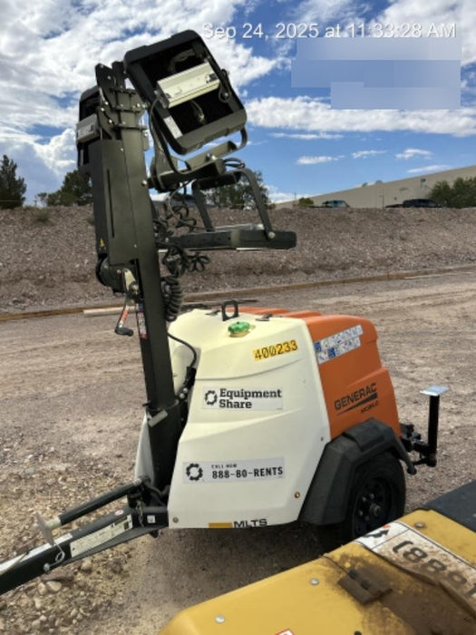 2024 Generac MLT2 Diesel, Flex Switch 120V Input, Powerzone Controller, 
(4) 320W LED Lights, 4kW Generator, 39.9 Gal Fuel Tank, 2" Ball, T3