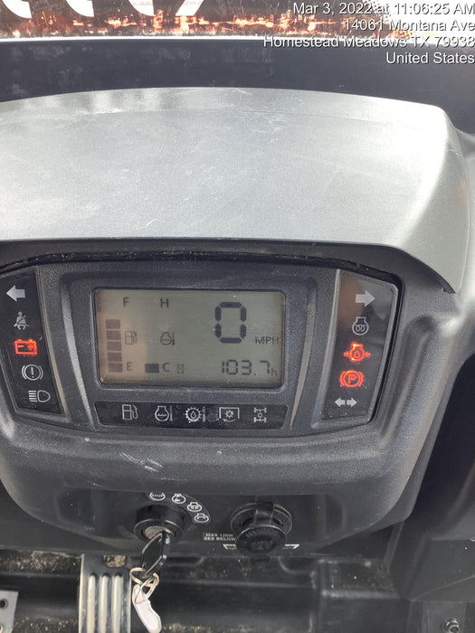 2021 Kubota RTV-X1140W-H Plastic Canopy, Windshield Acrylic Clear, LED Strobe Light, Wire Harness Kit, Back up Alarm