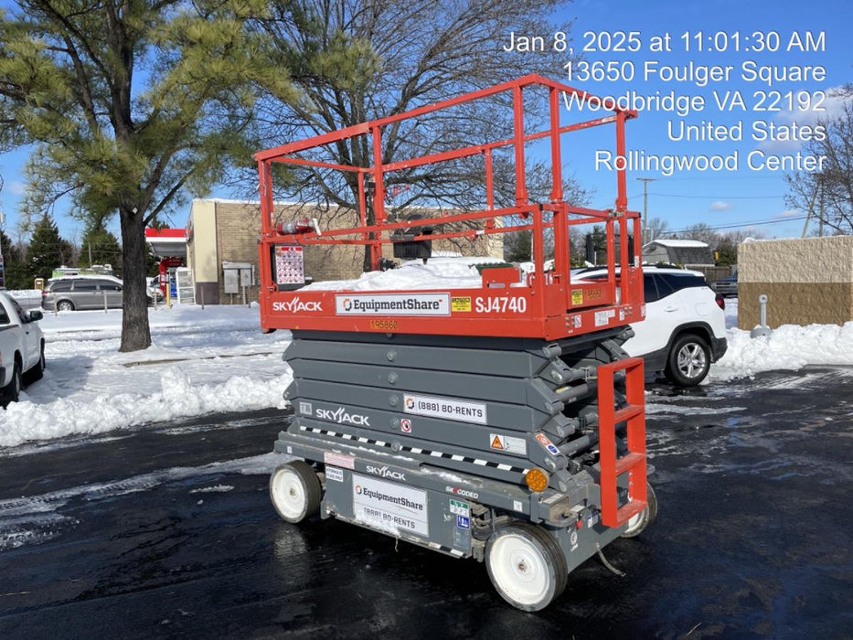 2021 Skyjack SJ4740 Hyd Drive, Sld NM Tires, DBcns, EST