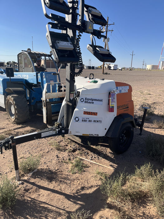 2024 Generac MLT2 Diesel, Flex Switch 120V Input, Powerzone Controller, 
(4) 320W LED Lights, 4kW Generator, 39.9 Gal Fuel Tank, 2" Ball, T3