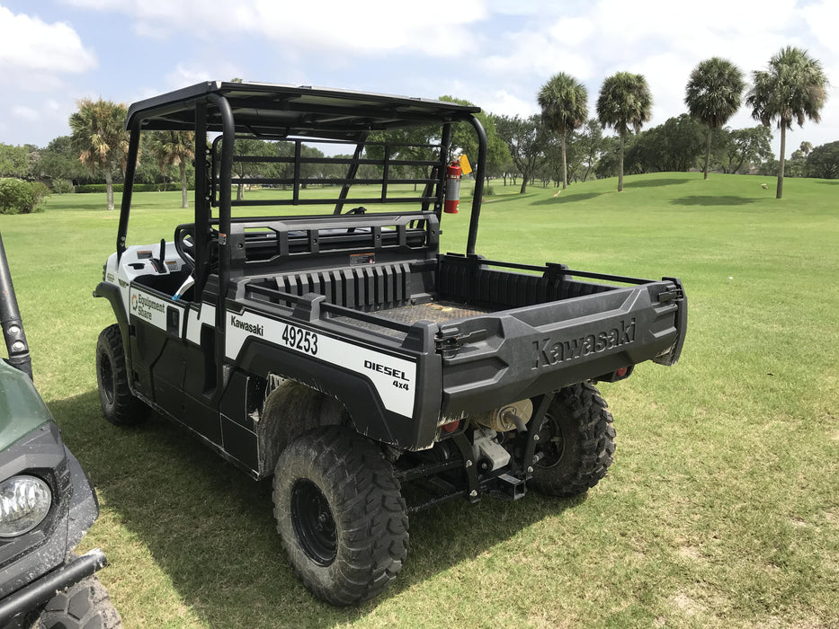 2019 Kawasaki MULE PRO-DX, 2-3 Seat 3 Seater, Standard Options, Backup Alarm, Beacon, Plastic Hard Top, Poly Windshield, Horn Kit