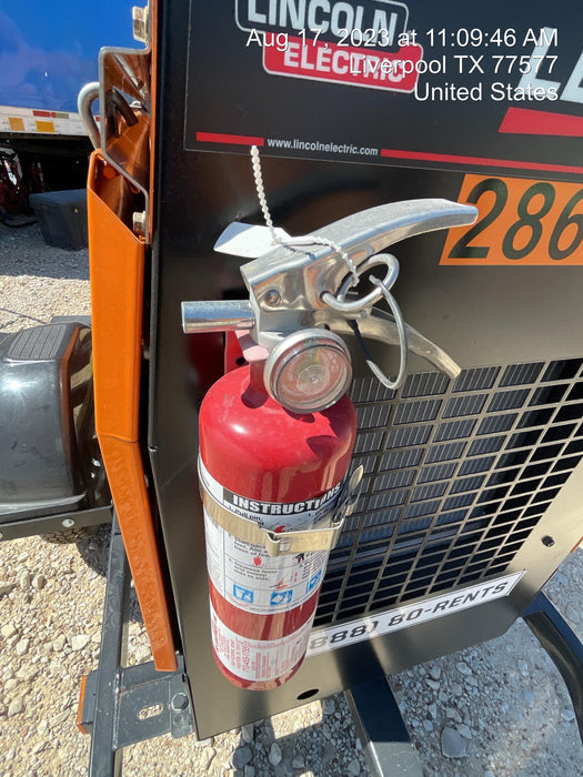 2022 Lincoln Electric LE400 Kubota V1505, Trlr, Cable Rack, Light Kit, ES Decals, T3