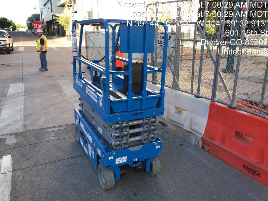 2020 Genie GS-1930 Fixed rails with chain entry gate - Pre A92.20