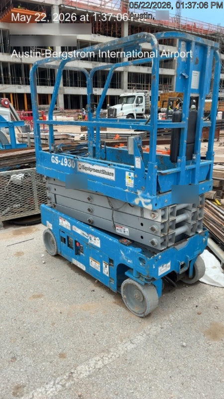 2019 Genie GS-1930 Fixed Rails with Chain Entry