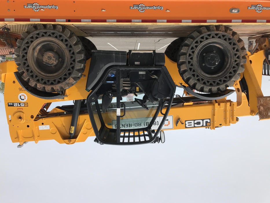 2019 JCB 512-56 Canopy, 109 HP, Solid Tires, STD Worklight, Beacon, Aux Hydraulics, Lifting Eye, Back up Alarm w/66" Carriage/60" Forks