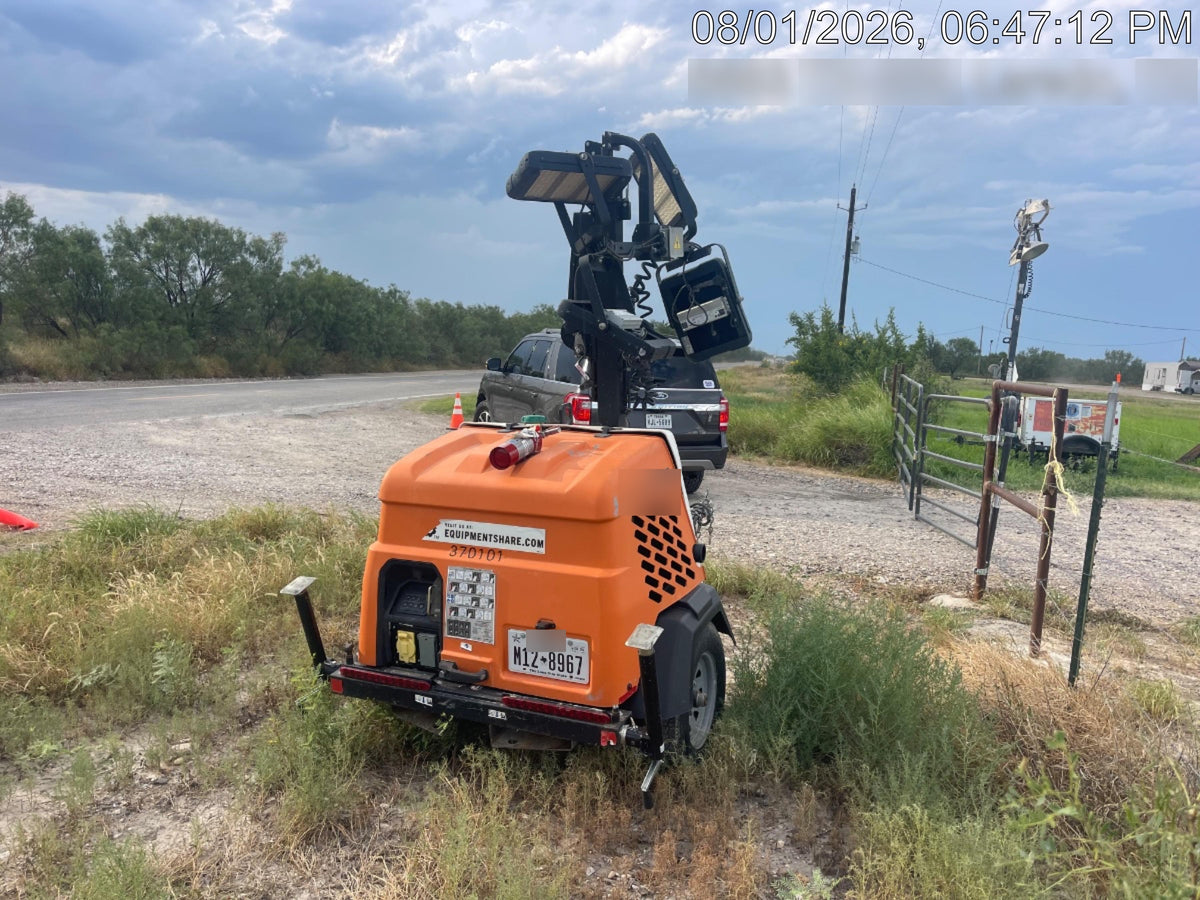 2023 Generac MLT2 Diesel, Flex Switch 120V Input, Powerzone Controller, 
(4) 320W LED Lights, 4kW Generator, 39.9 Gal Fuel Tank, 2" Ball, T3