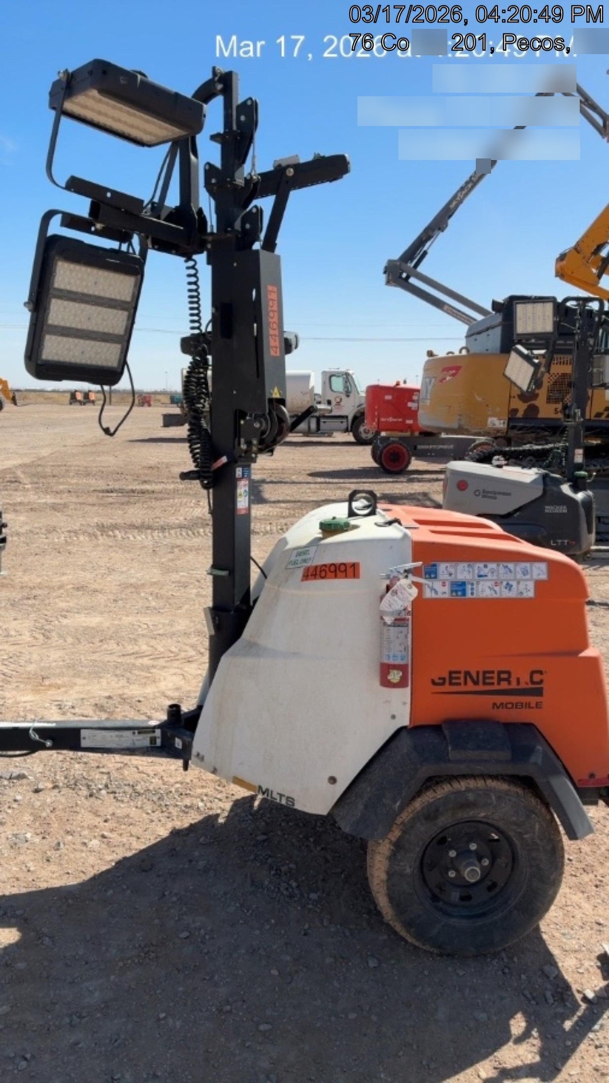 2024 Generac MLTS-4 2.4kW, Mitsu Eng, Analog, LED, Diesel.