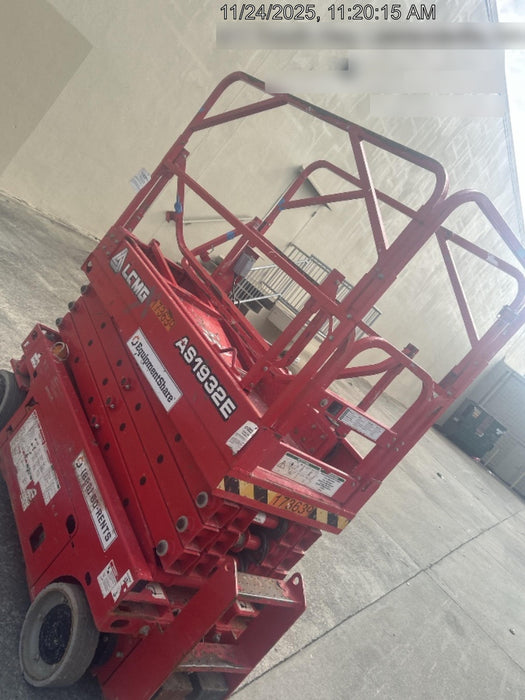 2021 Lgmg AS1932E Electric Drive, Solid Non Marking Tires, Dual Beacons