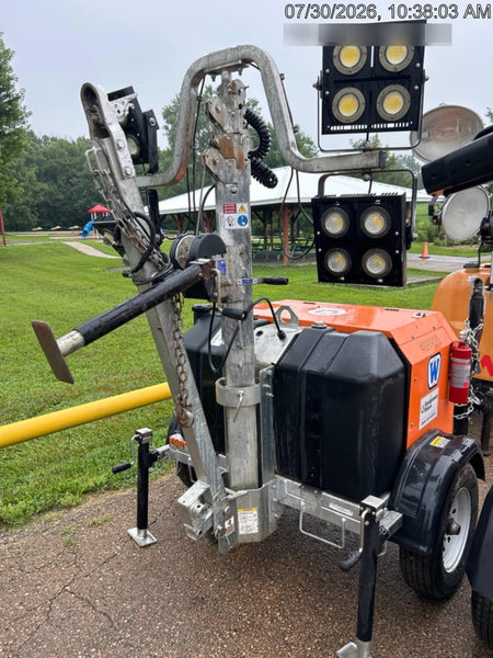 2024 Wanco WLTT-4MM4K Diesel, Deep Sea Controller, Shore Power Plug, Auto Start, (4) 350W LED Floodlights, 4kW Generator, 60 Gal Fuel Tank, 2" Ball, T3