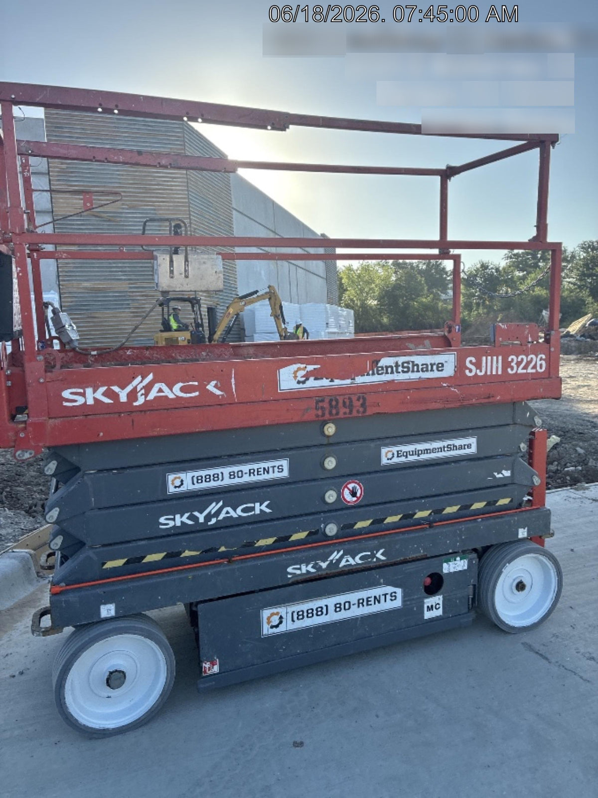 2017 Skyjack SJIII-3226 Skyjack SJ3226, Trojan Battery Set, Extended Warranty 5yr/5k hr