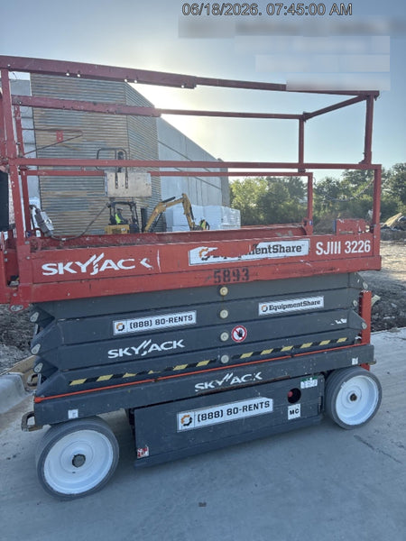 2017 Skyjack SJIII-3226 Skyjack SJ3226, Trojan Battery Set, Extended Warranty 5yr/5k hr