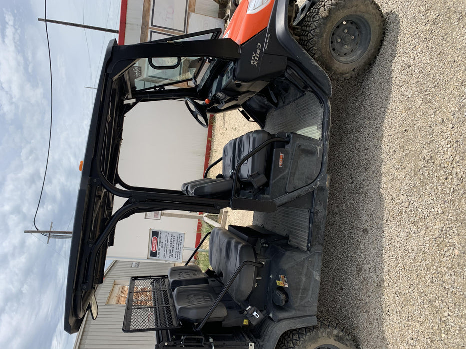 2019 Kubota RTV-X1140W-H 4wd Utility Cart, LED Strobe, Windshield Tempered Glass, Plastic Canopy, Wire Harness Kit, Backup Alarm