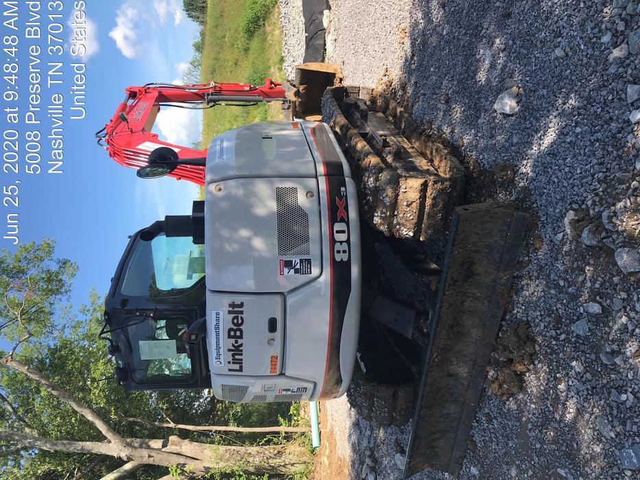 2020 Link-Belt 80X3EX EXC, 7'2" ARM, 17.7" RT, MFH(PJ)