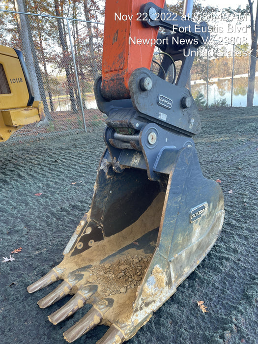 2019 Doosan DX210WE-5 Standard Wheeled Excavator, Hydraulic Quick Coupler