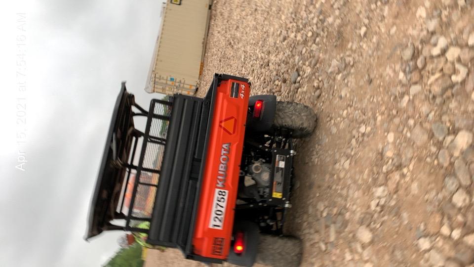 Kubota RTV-X1140WL-AS 4WD, LED Strobe, Windshield Acrylic Clear, Plastic Canopy, Wire Harness Kit, Backup Alarm, Bed Liner