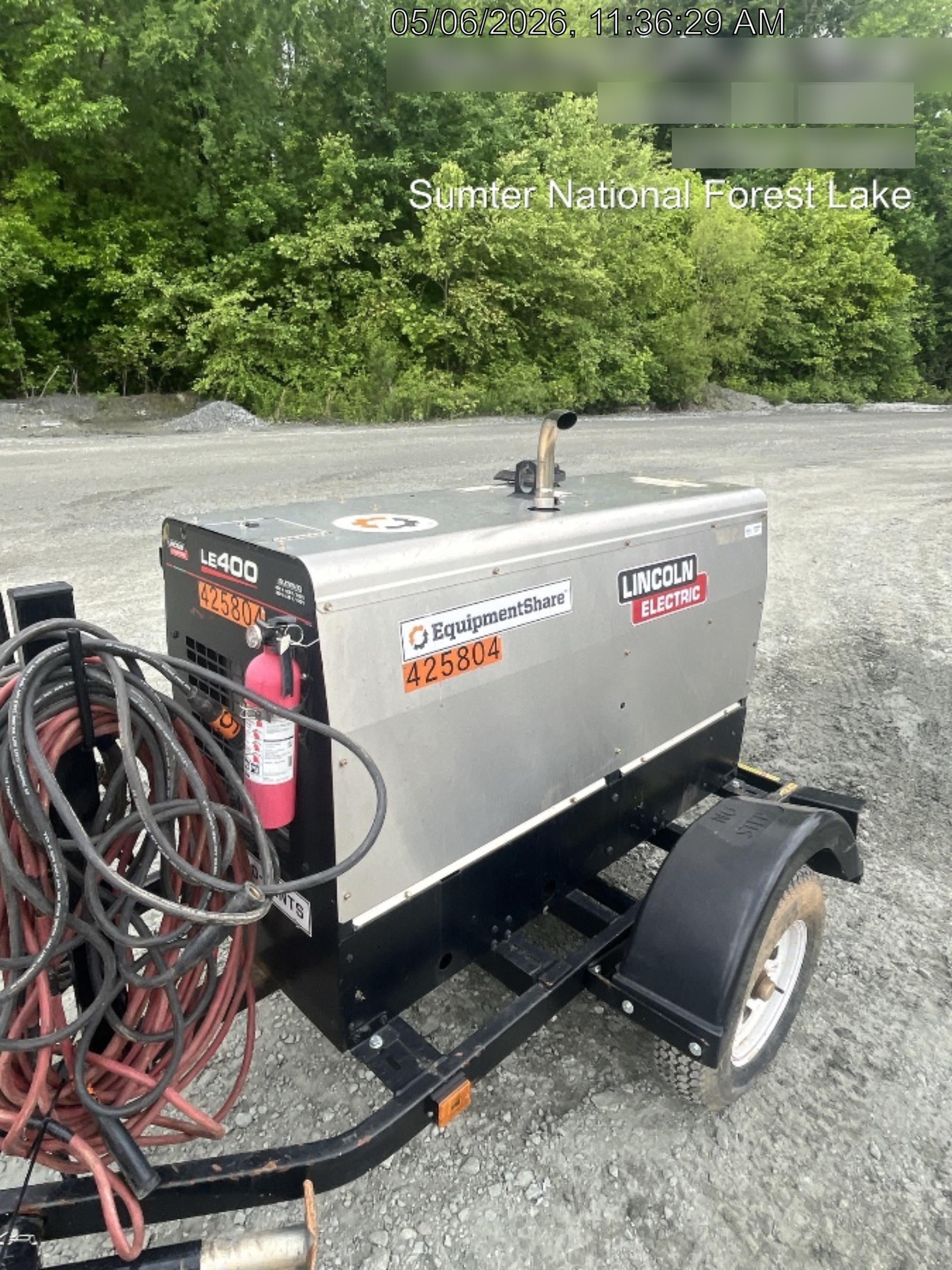 2024 Lincoln Electric LE400 Kubota V1505, Trlr, Cable Rack, Light Kit, ES Decals, T3