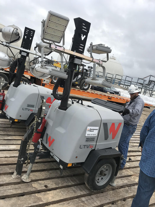 2019 Wacker Neuson LTV6K-LED LTV6K Light Tower, LED 300W, Telematics EQ SH Kubota