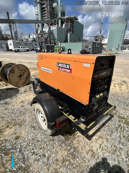 2022 Lincoln Electric LE400 Kubota V1505, Trlr, Cable Rack, Light Kit, ES Decals, T3