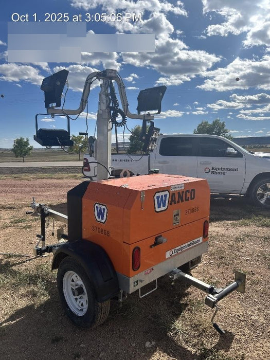 2023 Wanco WLTT-4MM4K Diesel, Deep Sea Controller, Shore Power Plug, Auto Start, (4) 350W LED Floodlights, 4kW Generator, 60 Gal Fuel Tank, 2" Ball, T3