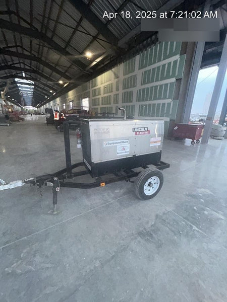 2019 Lincoln Electric Vantage 322 Welder Ready-Pak 3, Two wheel trailer, Fender and Light kit, Cable Rack