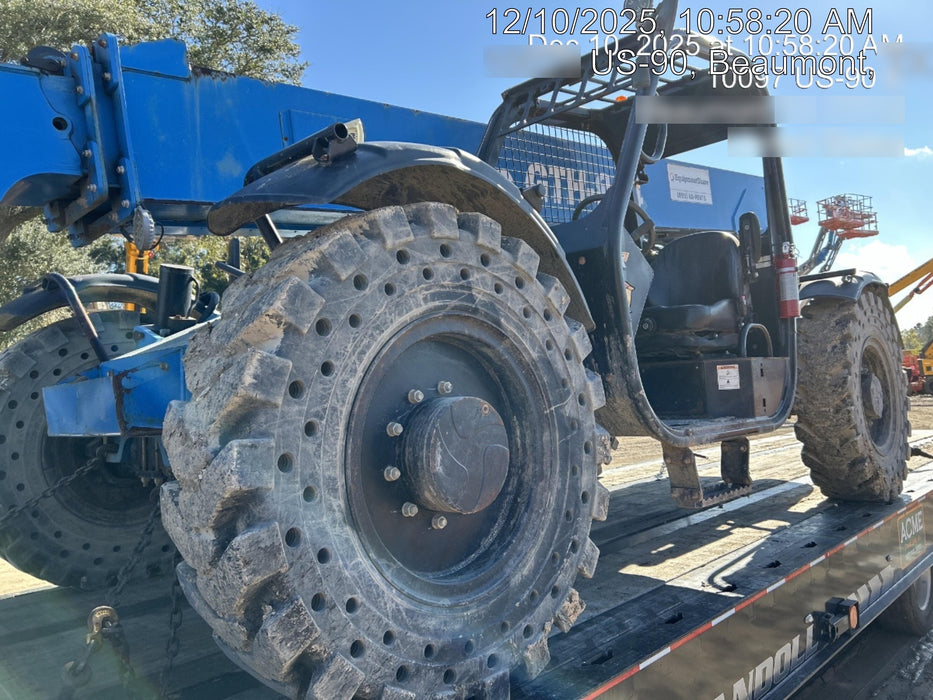 2018 Genie GTH-844 Genie GTH-844 w/ROPS, Work Lights, Solid Tires, RH Cab Mesh, Beacon, 60" Carriage and Forks