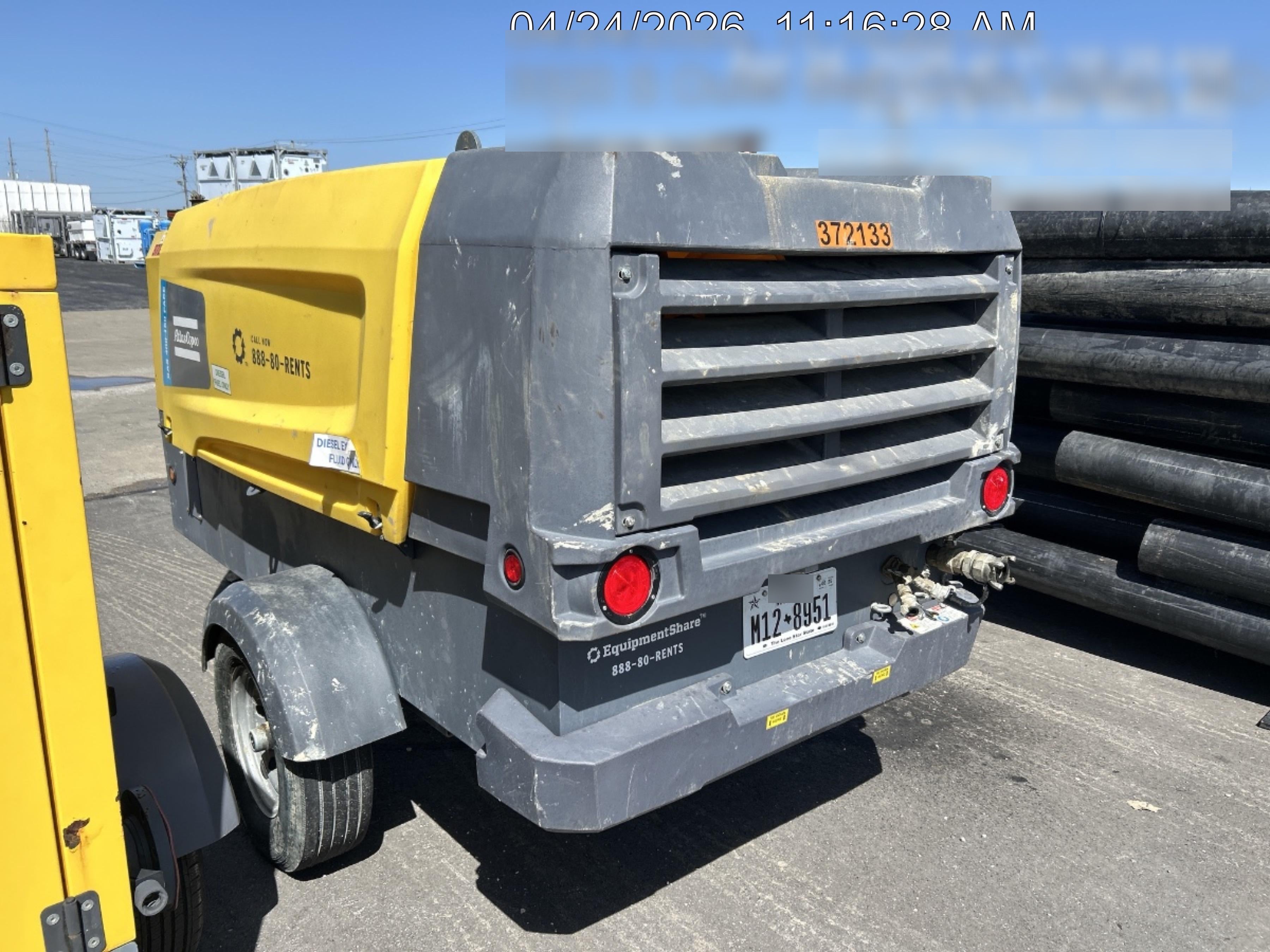 2023 ATLAS COPCO XAS 400-150 PACE
