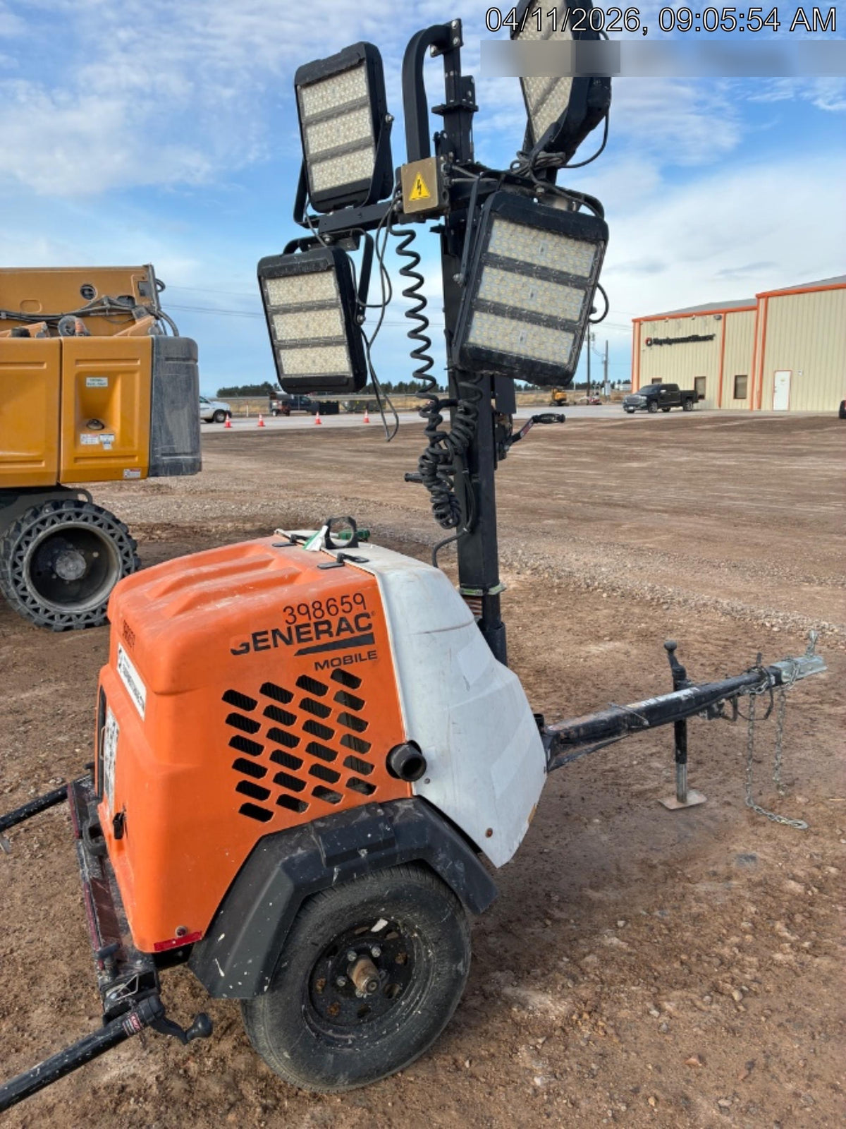 2024 Generac MLT2 Diesel, Flex Switch 120V Input, Powerzone Controller, 
(4) 320W LED Lights, 4kW Generator, 39.9 Gal Fuel Tank, 2" Ball, T3