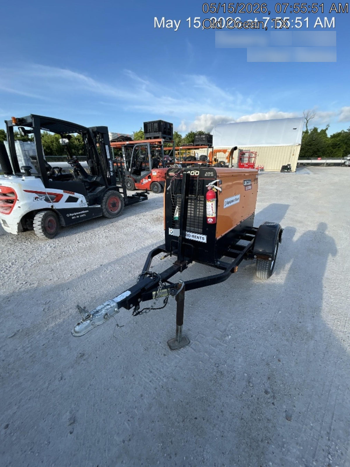 2022 Lincoln Electric LE400 Kubota V1505, Trlr, Cable Rack, Light Kit, ES Decals, T3