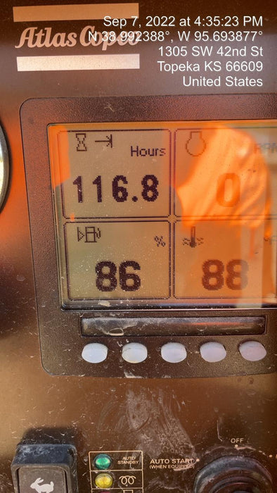 2020 ATLAS COPCO PAS 100 HF CS Enclosed