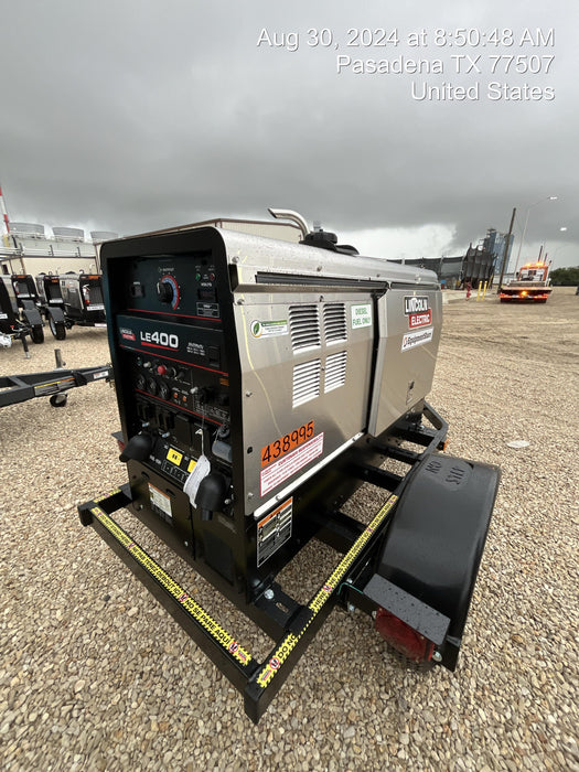 2024 Lincoln Electric LE400 Kubota V1505, Trlr, Cable Rack, Light Kit, ES Decals, T3