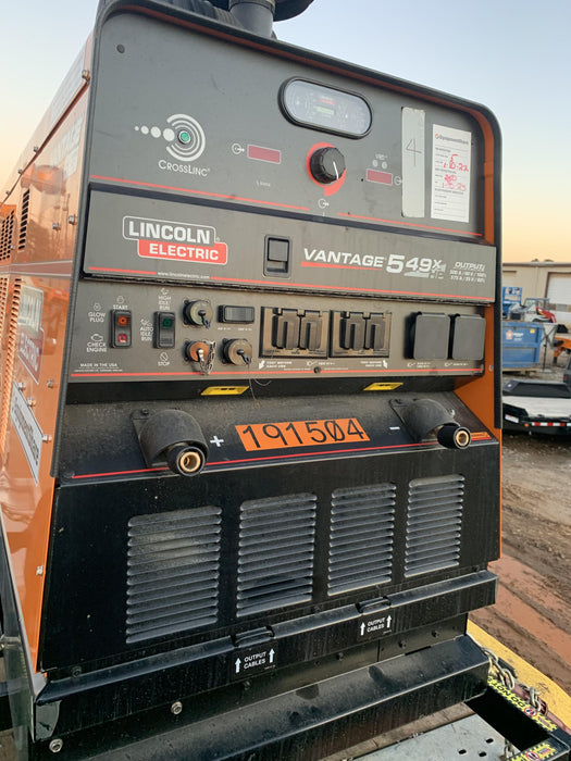 2021 Lincoln Electric Vantage 549X Ready Pak 3, ORANGE (includes trailer, cable rack, fender light kit)