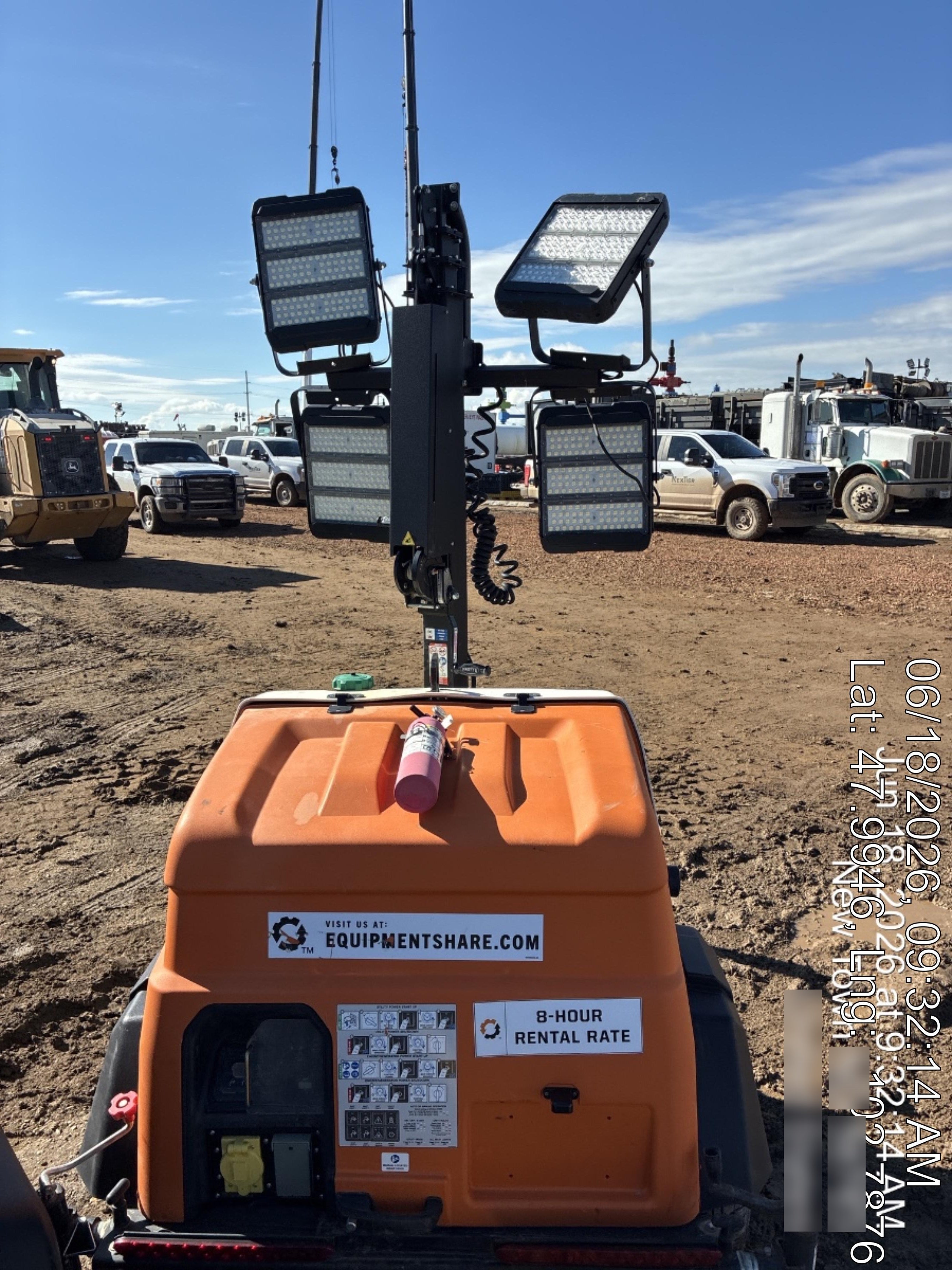 2023 Generac MLT2 Diesel, Flex Switch 120V Input, Powerzone Controller, (4) 320W LED Lights, 4kW Generator, 39.9 Gal Fuel Tank, 2" Ball, T3