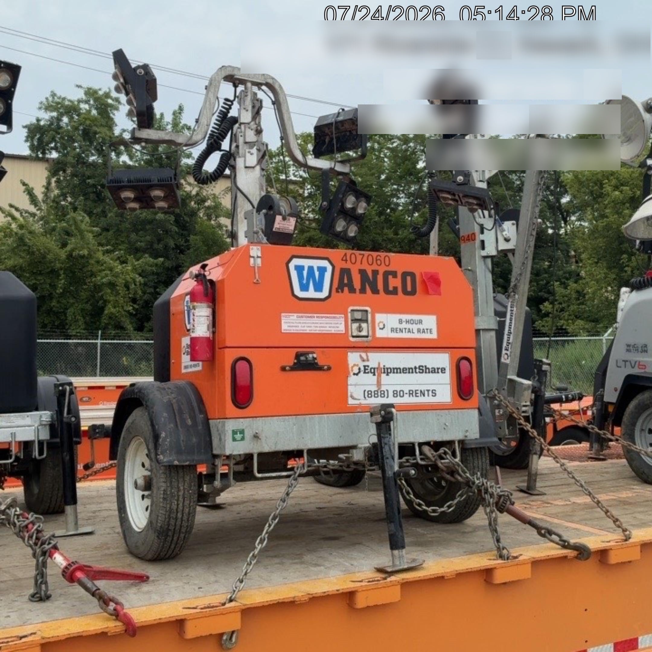 2024 Wanco WLTT-4MM4K Diesel, Deep Sea Controller, Shore Power Plug, Auto Start, (4) 350W LED Floodlights, 4kW Generator, 60 Gal Fuel Tank, 2" Ball, T3