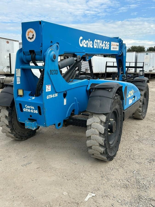 2018 Genie GTH-636 Genie GTH-636 w/Open ROPS, Solid Tires, Work Light/Beacon, 48" Carriage and Forks